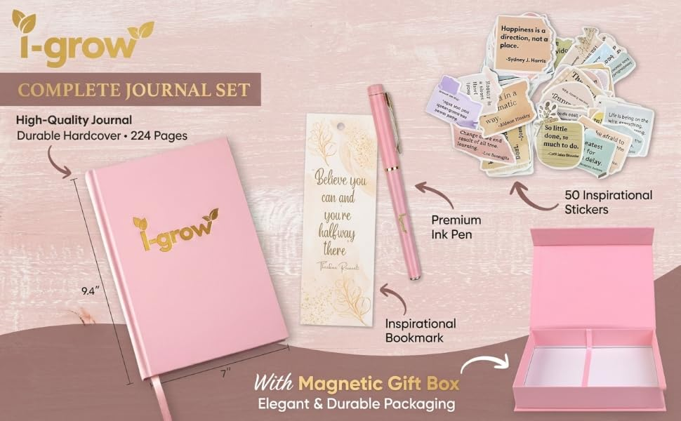 The I-GROW journal as a gift